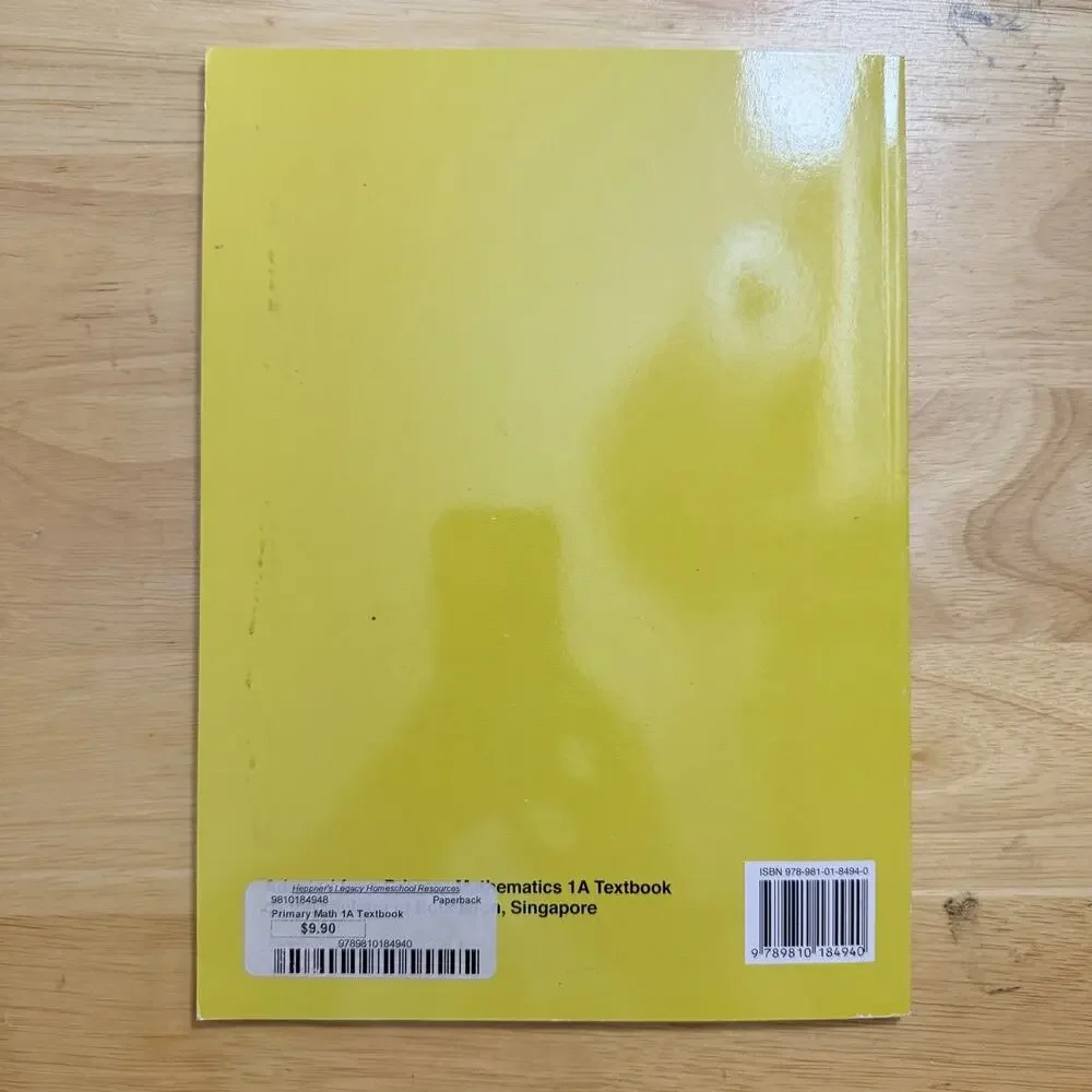 Primary Mathematics 1A Textbook Singapore Homeschool Curriculum Paperback Book